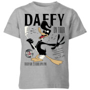 Looney Tunes Daffy Concert Kids T Shirt Grey 11 12 Years looney tunes kopen in de aanbieding
