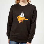 Looney Tunes Daffy Duck Face Womens Sweatshirt Black Xs looney tunes kopen in de aanbieding