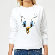 Looney Tunes Tweety Face Womens Sweatshirt White Xl looney tunes kopen in de aanbieding