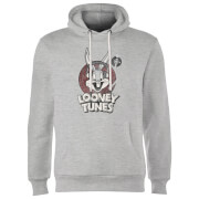 Looney Tunes Bugs Bunny Circle Logo Hoodie Grey L looney tunes kopen in de aanbieding