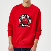 T-Shirt Homme King Of The Grill - Blanc - S - Rouge