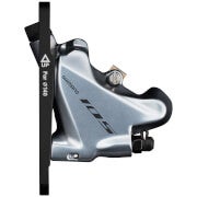 Shimano 105 ST-R7025 Hydraulic Brakes Short Reach Mechanical Shifters with BR-R7070 Flat Mount Calipers - Right Front - Silver