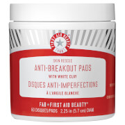 

Подушечки с белой глиной от угревой сыпи First Aid Beauty Skin Rescue Anti-Breakout Pads with White Clay