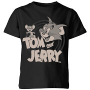 T-Shirt Enfant Tom et Jerry - Noir - 3-4 ans - Noir