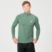 Myprotein Performance 14 Zip Top Green Marl Xxl myprotein kopen in de aanbieding