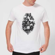 Assassins Creed Greyscale Hooded Faces Mens T Shirt White Xl assassins creed kopen in de aanbieding Assassins Creed Greyscale Hooded Faces Mens T Shirt White Xl assassins creed kopen in de aanbieding