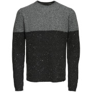 Only Sons Mens Lazlo Nep Blocked Jumper Mid Grey Marl Xl only sons kopen in de aanbieding Only Sons Mens Lazlo Nep Blocked Jumper Mid Grey Marl Xl only sons kopen in de aanbieding