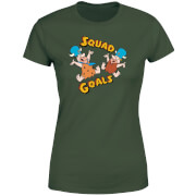 The Flintstones Squad Goals Womens T Shirt Forest Green M the flintstones kopen in de aanbieding