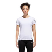 Adidas Womens Response Reflective Running T Shirt M White adidas kopen in de aanbieding