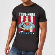 Dc Originals Superman True Hero Mens T Shirt Black M dc kopen in de aanbieding Dc Originals Superman True Hero Mens T Shirt Black M dc kopen in de aanbieding