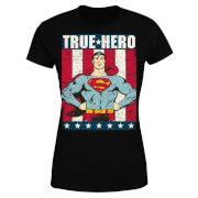 Dc Originals Superman True Hero Womens T Shirt Black Xs dc kopen in de aanbieding Dc Originals Superman True Hero Womens T Shirt Black Xs dc kopen in de aanbieding