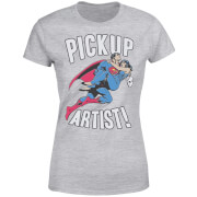 Dc Originals Superman Pickup Artist Womens T Shirt Grey Xs dc kopen in de aanbieding