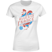Football Allez La France Womens T Shirt White L football kopen in de aanbieding