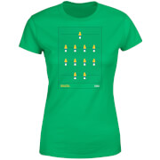 Football Brazil Fooseball Womens T Shirt Kelly Green L football kopen in de aanbieding