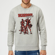 Marvel Deadpool Family Group Sweatshirt Grey 4Xl marvel kopen in de aanbieding