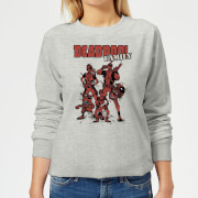 Marvel Deadpool Family Group Womens Sweatshirt Grey Xxl marvel kopen in de aanbieding