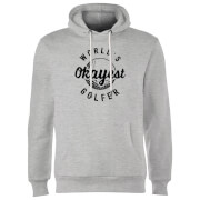 Dad Hobbies Worlds Okayest Golfer Hoodie Grey L dad hobbies kopen in de aanbieding