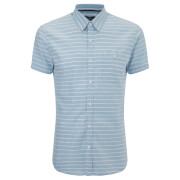 Threadbare Mens Mitts Short Sleeve Shirt Navywhite Stripe M threadbare kopen in de aanbieding Threadbare Mens Mitts Short Sleeve Shirt Navywhite Stripe M threadbare kopen in de aanbieding