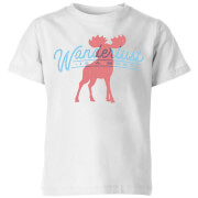 Vintage Adventure Wanderlust Is A Must Kids T Shirt White 5 6 Years vintage adventure kopen in de aanbieding