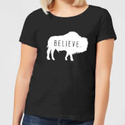 American Gods Believe Buffalo Womens T Shirt Black Xs american gods kopen in de aanbieding