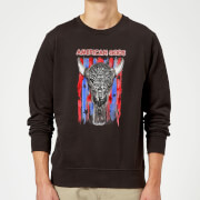 American Gods Skull Flag Sweatshirt Black 3Xl american gods kopen in de aanbieding