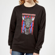 American Gods Skull Flag Womens Sweatshirt Black M american gods kopen in de aanbieding