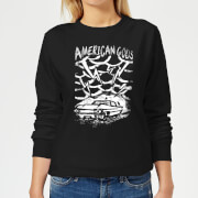 American Gods Car Storm Womens Sweatshirt Black L american gods kopen in de aanbieding