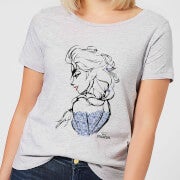 Die Eiskönigin Elsa Sketch Damen T-Shirt - Grau - S - Grau