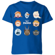 Disney Frozen Emoji Heads Kids T Shirt Royal Blue 9 10 Years disney frozen kopen in de aanbieding Disney Frozen Emoji Heads Kids T Shirt Royal Blue 9 10 Years disney frozen kopen in de aanbieding
