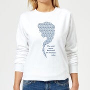 Die Eiskönigin The Cold Never Bothered Me Anyway Damen Pullover - Weiß - S - Weiß