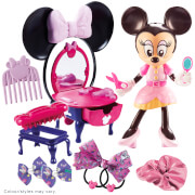 Little Live Pets Minnie Mouse Dressing Table And Hair Salon Set huismerk kopen in de aanbieding