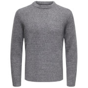 Only Sons Mens Patrick Premium Jumper Mid Grey Marl Xl only sons kopen in de aanbieding