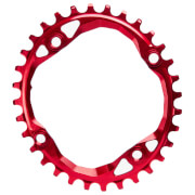 Absoluteblack Round Mtb Chainring 28T 64Bcd Red absoluteblack kopen in de aanbieding