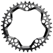 Absoluteblack Round Cx Chainring 38T 5 Bolt 130Bcd Black absoluteblack kopen in de aanbieding