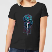 Harry Potter Neon Basilisk Womens T Shirt Black Xs harry potter kopen in de aanbieding
