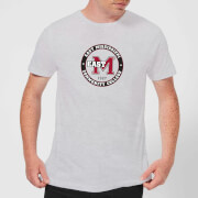 Image of East Mississippi Community College Seal Men's T-Shirt - Grey - S - Grey