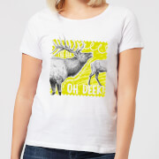 Natural History Museum Oh Deer Womens T Shirt White S natural history museum kopen in de aanbieding