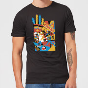 Crash Bandicoot Geo Mens T Shirt Black Xxl crash bandicoot kopen in de aanbieding