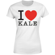 I Heart Kale Womens T-Shirt - White - S - White I Heart Kale Womens T-Shirt - White - S - White