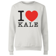 By Iwoot I Heart Kale Womens Sweatshirt White 4Xl by iwoot kopen in de aanbieding