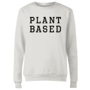 Plant Based Womens Sweatshirt - White - XXL - White Plant Based Womens Sweatshirt - White - XXL - White