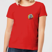 Rainbow Zippy Pocket Womens T Shirt Red Xl rainbow kopen in de aanbieding