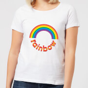 Rainbow Circle Logo Womens T Shirt White 5Xl rainbow kopen in de aanbieding