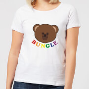 Rainbow Bungle Club Womens T Shirt White M rainbow kopen in de aanbieding