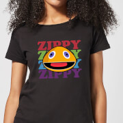 Rainbow Zippy Club Womens T Shirt Black M rainbow kopen in de aanbieding