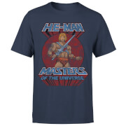 Heman He Man Distressed Mens T Shirt Navy S heman kopen in de aanbieding
