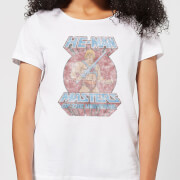 Heman He Man Faded Womens T Shirt White S heman kopen in de aanbieding