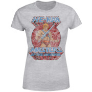Heman He Man Distressed Womens T Shirt Grey 4Xl heman kopen in de aanbieding