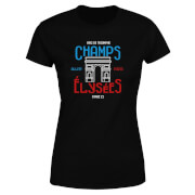 The Broom Wagon Champs Elysees Womens T Shirt Black Xxl the broom wagon kopen in de aanbieding