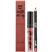 Barry M Cosmetics Matte Me Up Metallic Lip Kit (Various Shades) - Prestige